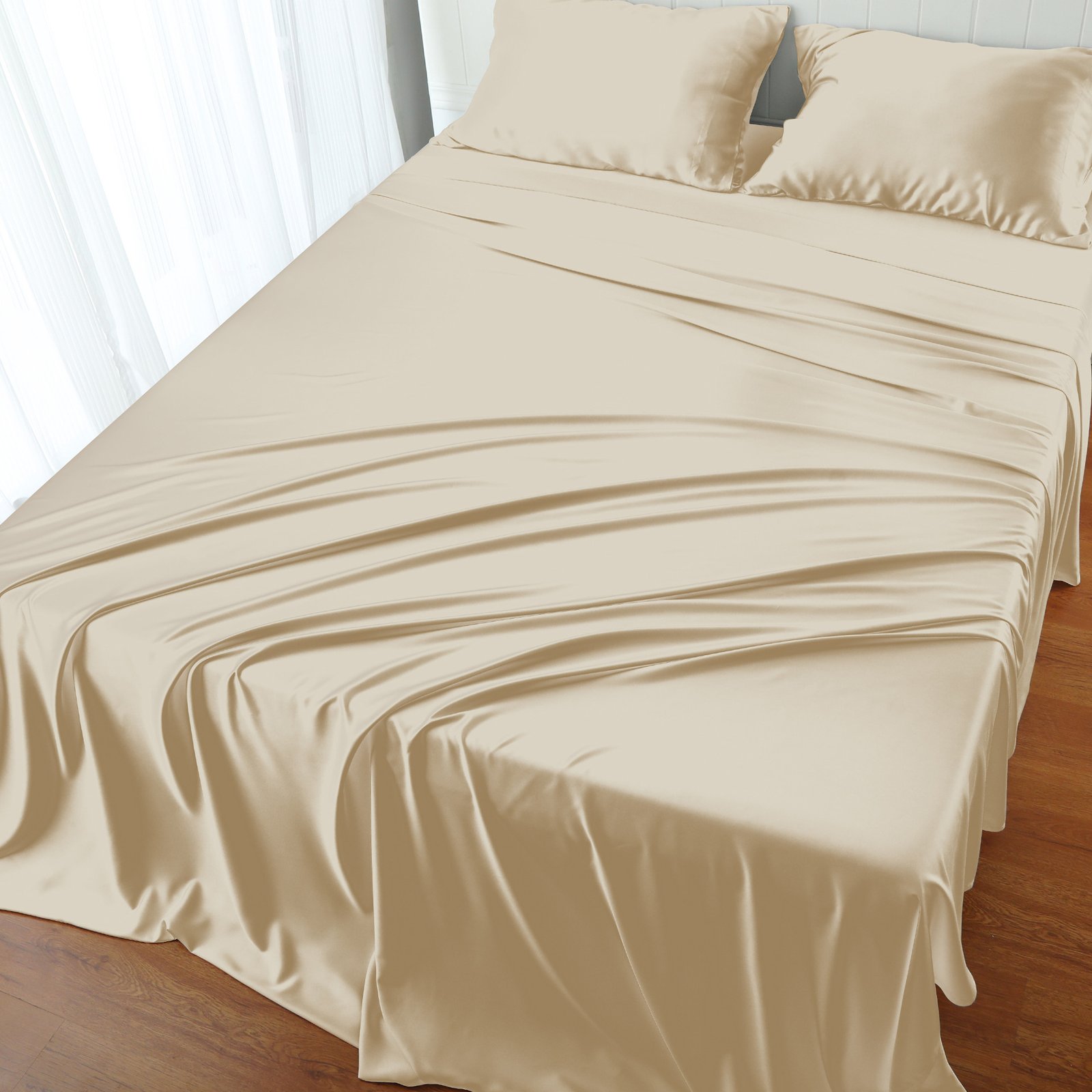 Household Summer Bamboo Fiber Bed Sheets - Image 4