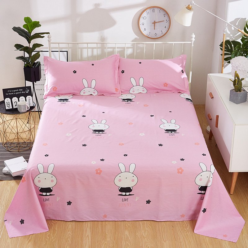 Single Double Bed Cartoon Bed Sheets Single Piece - Image 7