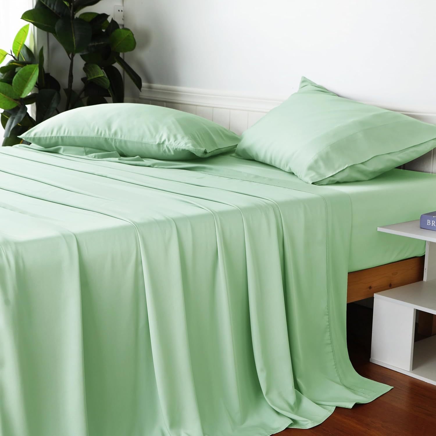 Household Summer Bamboo Fiber Bed Sheets - Image 5