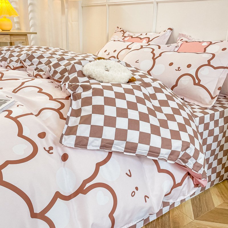 Bedclothes Summer Washed Quilts Set Sheets - Image 3