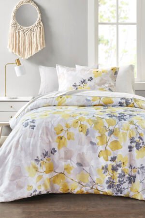 Comforter Set With Bed Sheets Yellow King