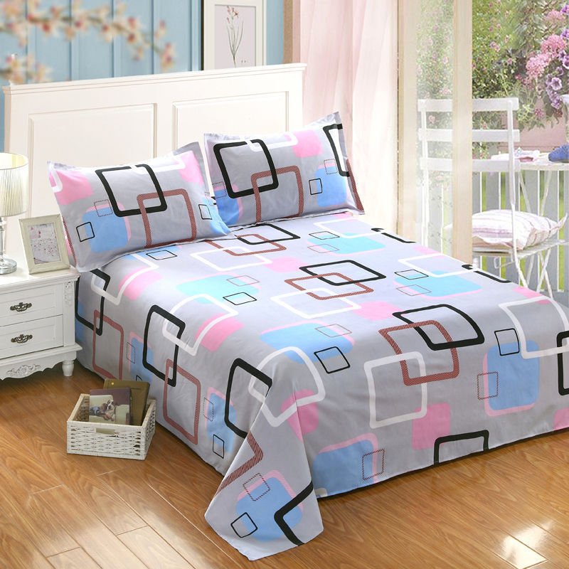 Single Double Bed Cartoon Bed Sheets Single Piece - Image 3