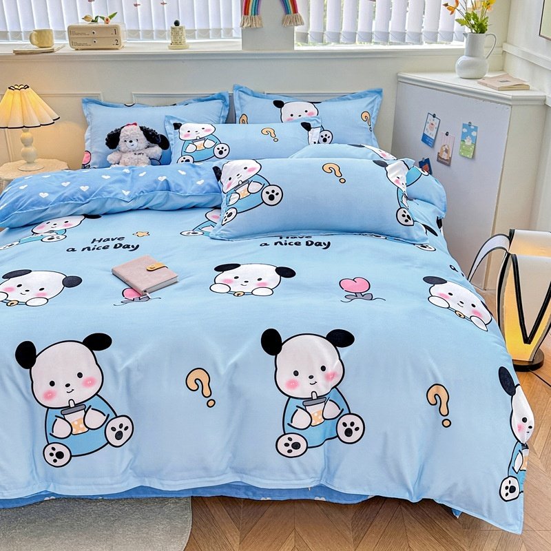 Household Pure Cotton Fashion Minimalist Bed Sheets - Image 3
