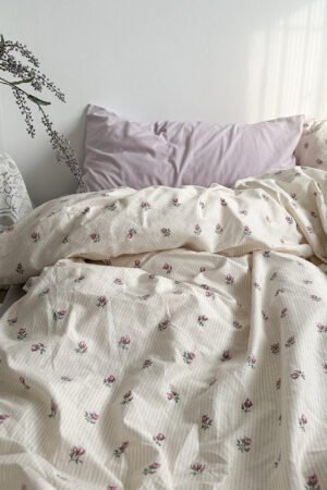 Cotton Bed Four Piece Set Of Sheets Duvet Covers Bed Sheets