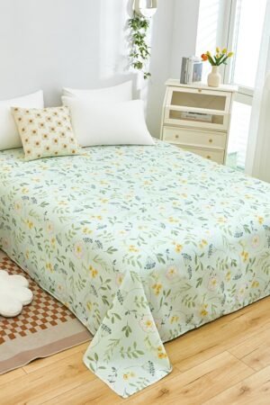 Cotton Printed Twill Single Double Bed Sheets