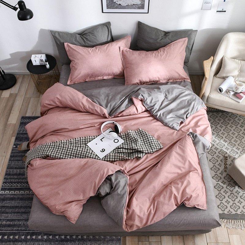 Household Pure Cotton Fashion Minimalist Bed Sheets - Image 6