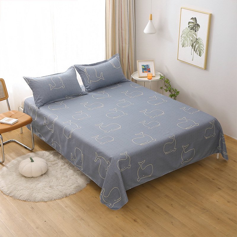 Single Double Bed Cartoon Bed Sheets Single Piece - Image 5