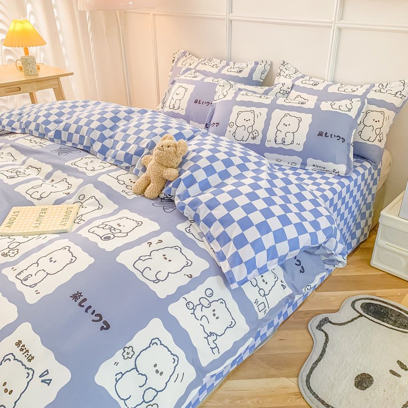 Bedclothes Summer Washed Quilts Set Sheets - Image 7