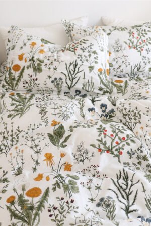 Dandelion Floral Pure Cotton Bed Sheets