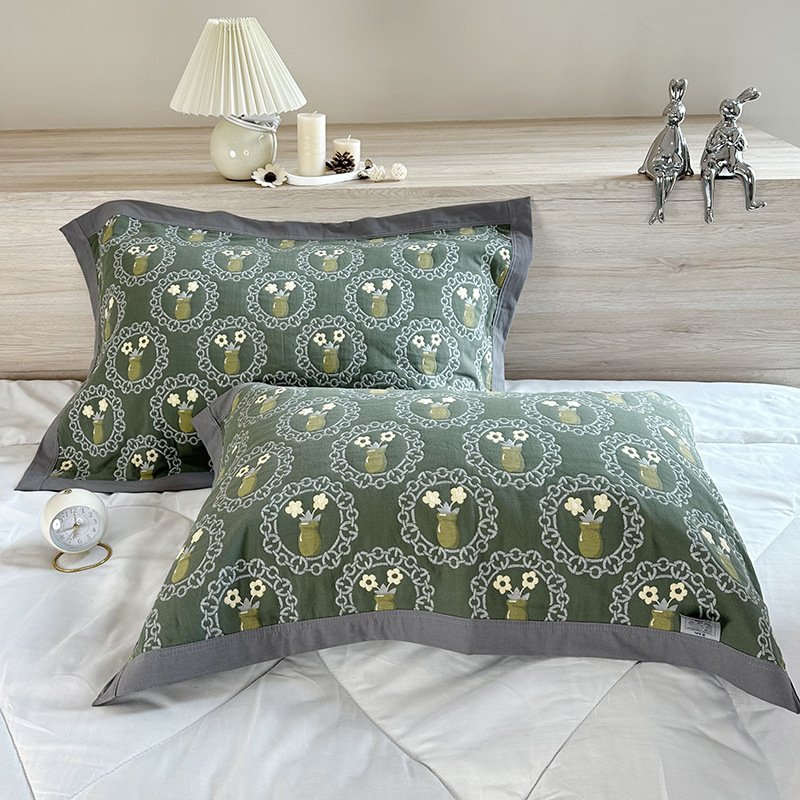 Various Jacquard Combed Cotton Pillowcases - Image 2