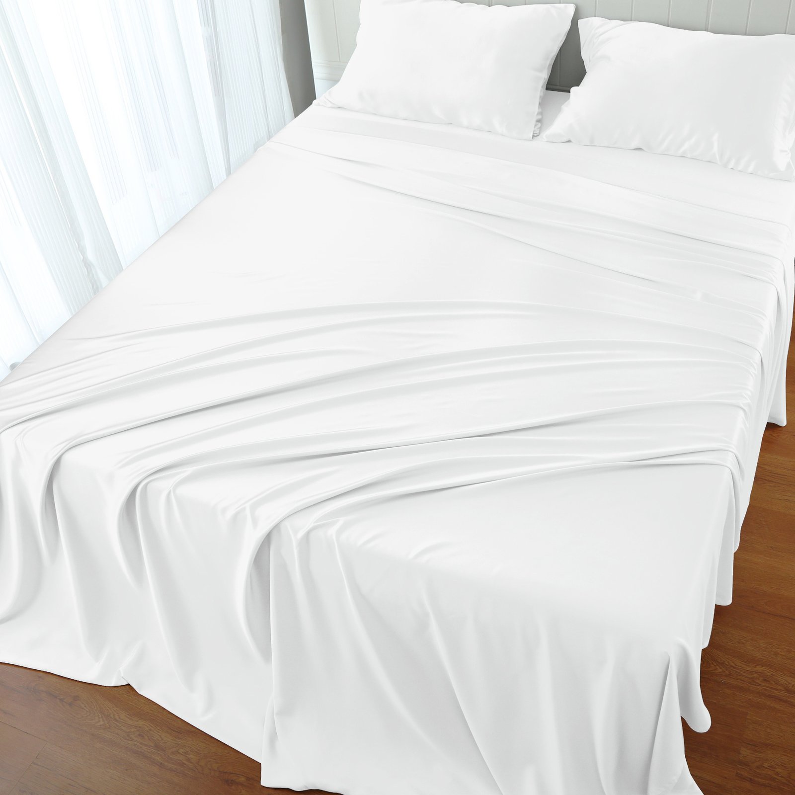 Household Summer Bamboo Fiber Bed Sheets - Image 2